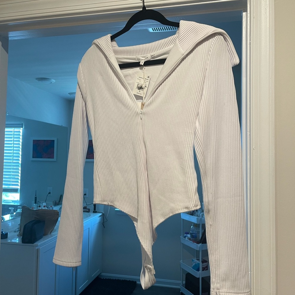 Good American zip up bodysuit